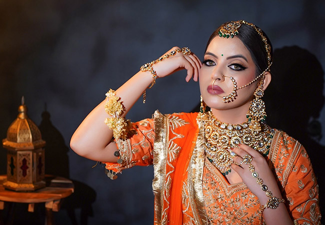 Professional bridal makeup services in Jaipur by Sovi Makeover