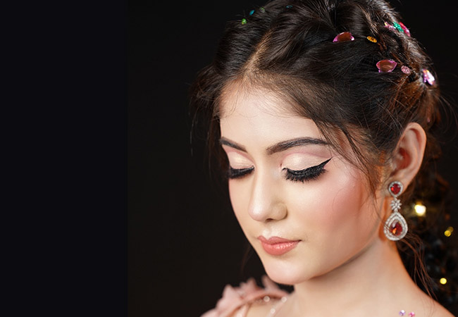 Party and occasion makeup services in Jaipur by Sovi Makeover
