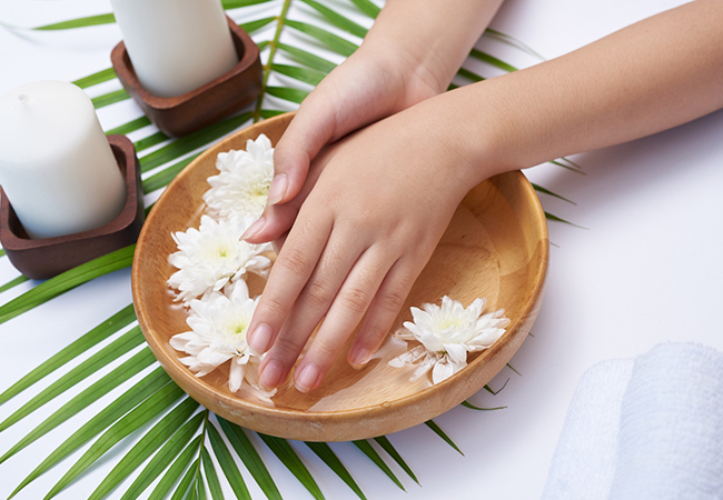Professional manicure and pedicure services in Jaipur by Sovi Makeover